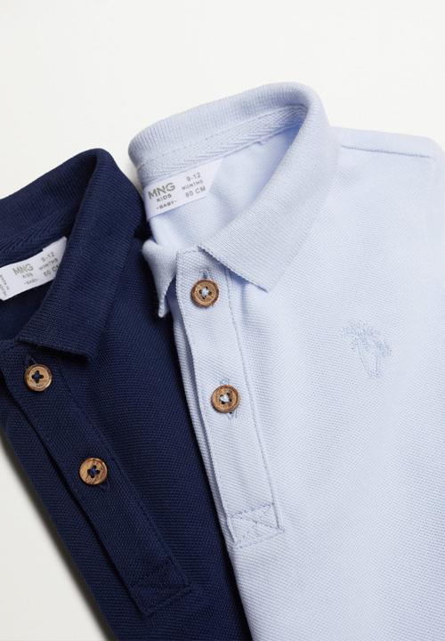 MANGO - Polo shirt polo - blue