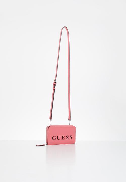 GUESS - Silverman mini top zip - pink