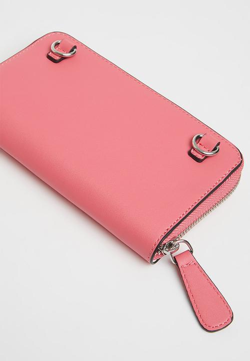 GUESS - Silverman mini top zip - pink