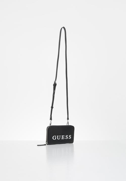 GUESS - Silverman mini top zip - black