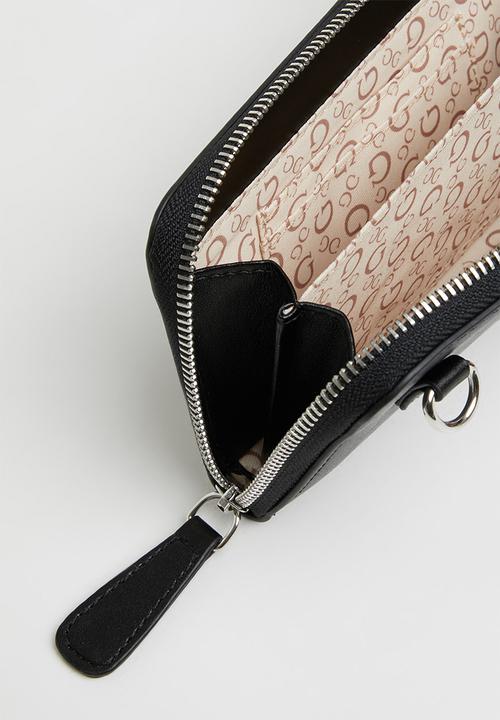 GUESS - Silverman mini top zip - black