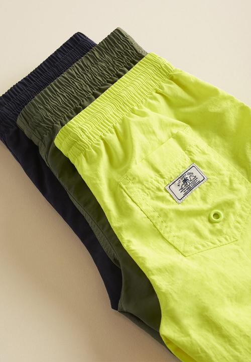 MANGO - Swimming trunks luis - bright yellow