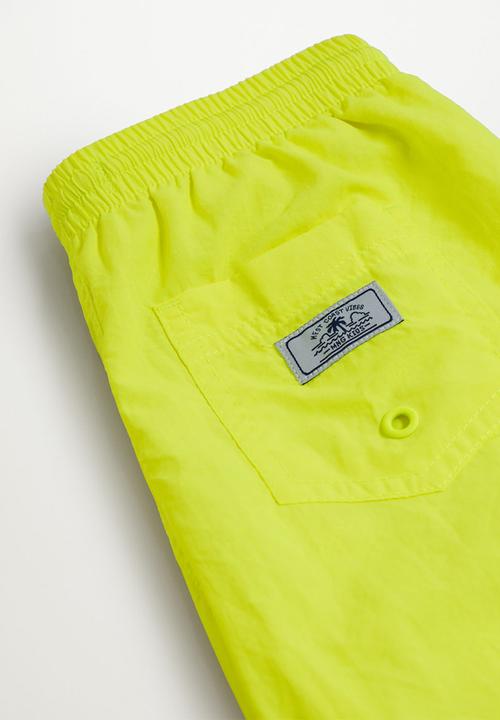 MANGO - Swimming trunks luis - bright yellow