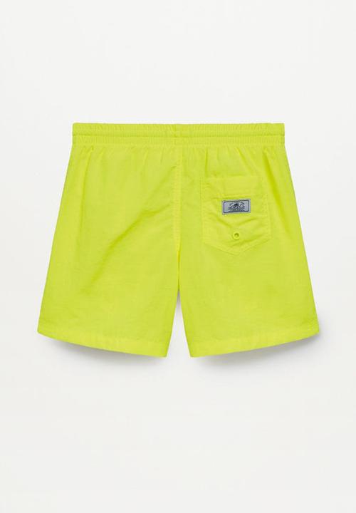 MANGO - Swimming trunks luis - bright yellow