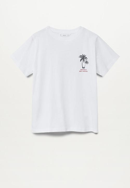 MANGO - T-shirt jake - white