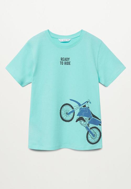 MANGO - T-shirt vehicle - blue