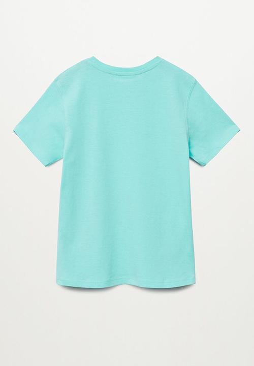 MANGO - T-shirt vehicle - blue