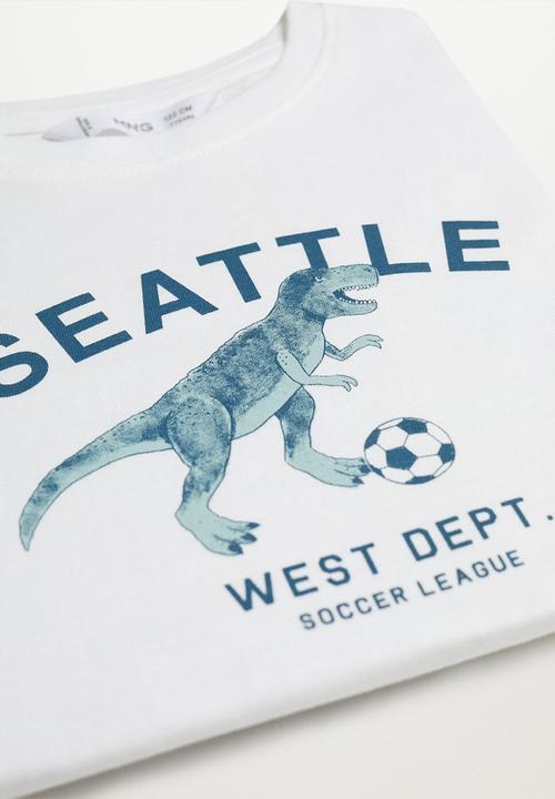 MANGO - T-shirt players - white 