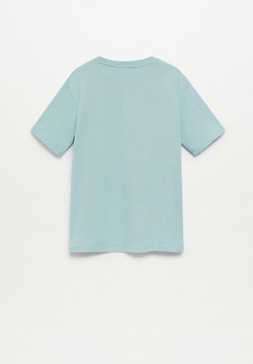 MANGO - T-shirt lenti - light green