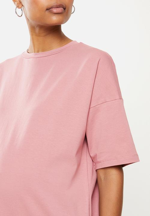 Superbalist - Cotton boxy tee - pink