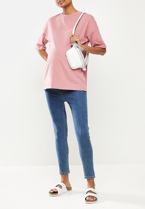 Superbalist - Cotton boxy tee - pink