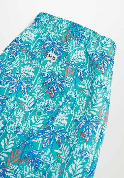 MANGO - Swimming trunks hawaii - turquoise