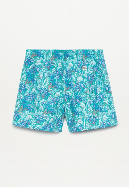 MANGO - Swimming trunks hawaii - turquoise