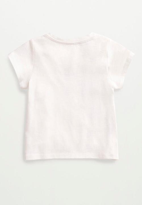 MANGO - T-shirt swimmer - white 