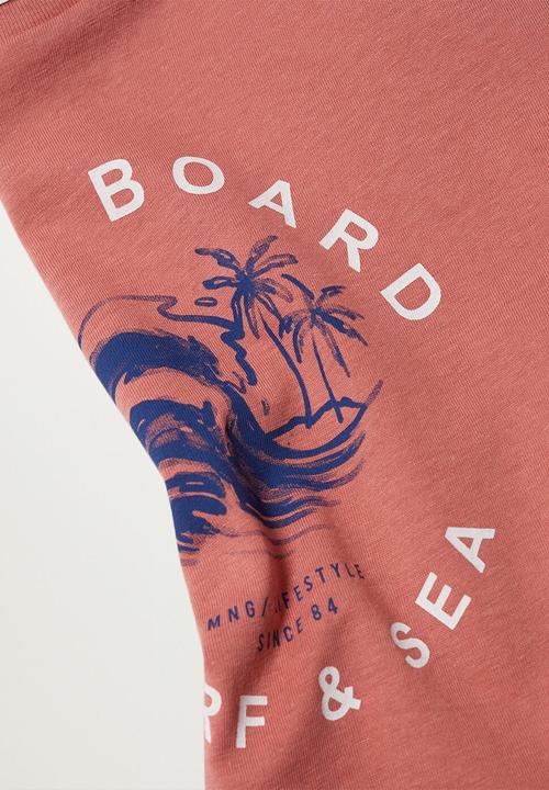 MANGO - T-shirt logo - red