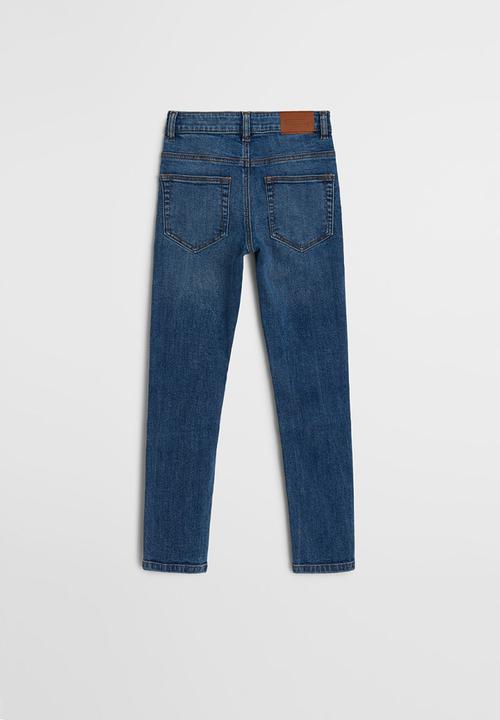 MANGO - Jeans slim - blue
