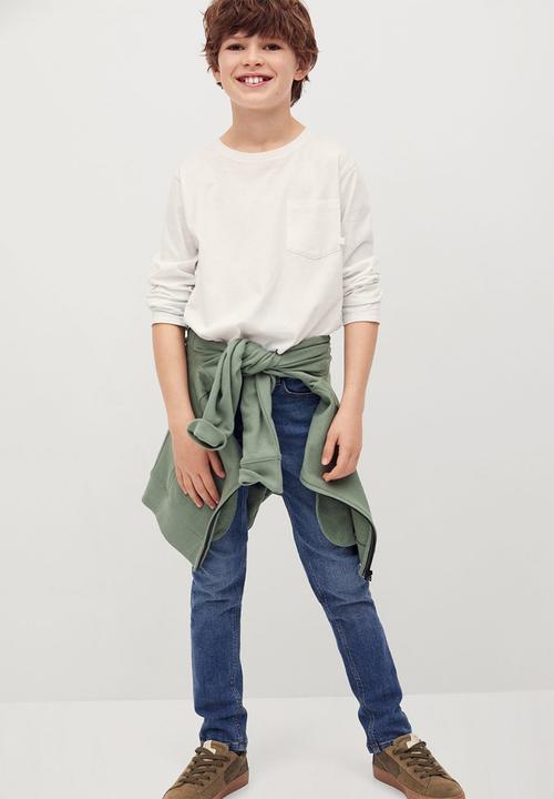 MANGO - Jeans slim - blue