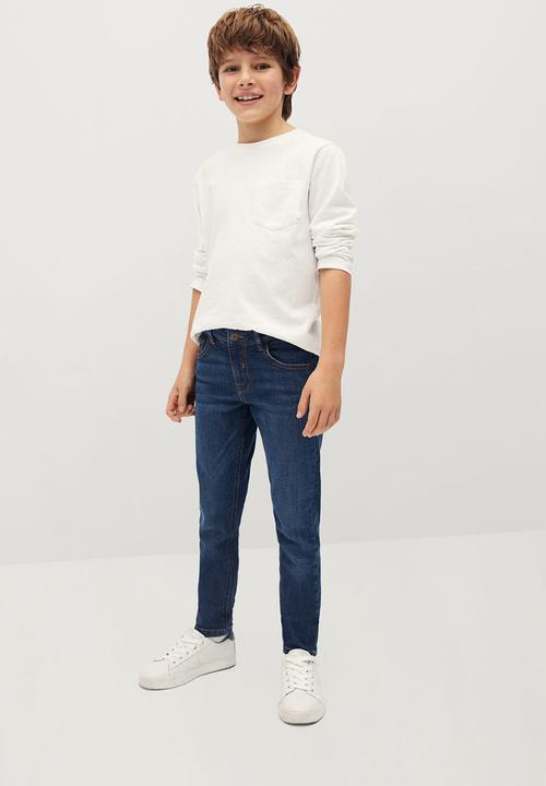 MANGO - Slim  jeans - open blue