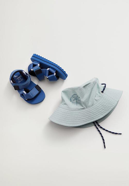 MANGO - Sandals job1 - medium blue