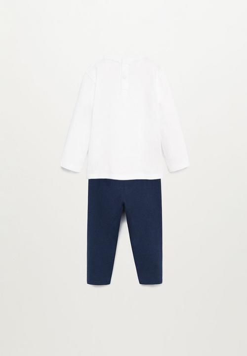 MANGO - Pijama pack bugsb - white