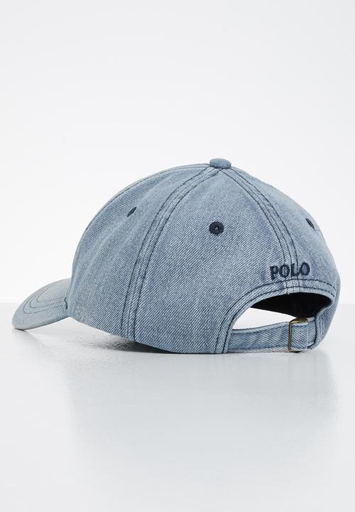 POLO - Tricolour denim peak - light wash