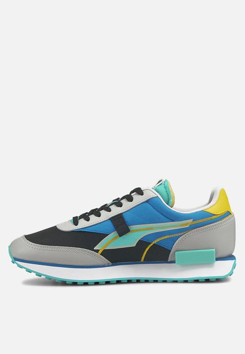 PUMA - Future rider twofold - puma black-gray violet-future blue