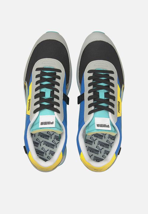 PUMA - Future rider twofold - puma black-gray violet-future blue