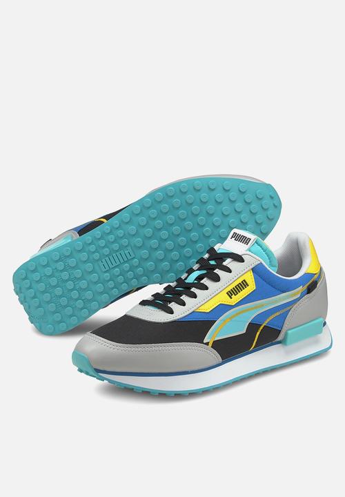 PUMA - Future rider twofold - puma black-gray violet-future blue