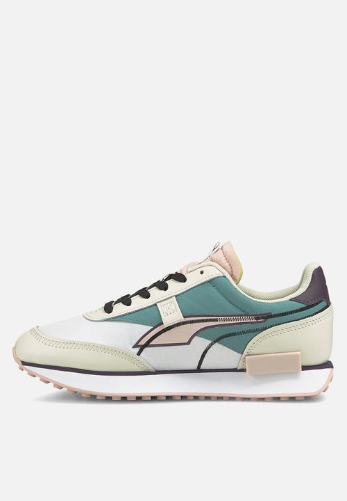 PUMA - Future rider twofold - puma white-whisper white-lotus
