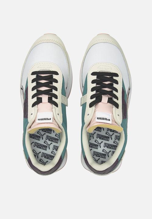 PUMA - Future rider twofold - puma white-whisper white-lotus