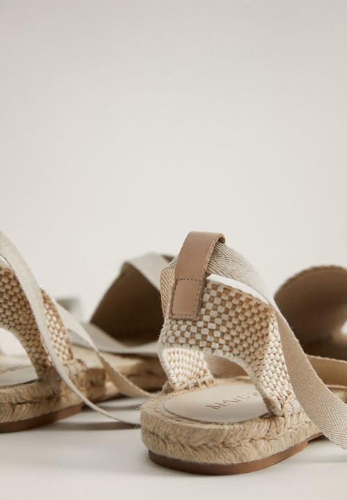 MANGO - Natural sandal - light beige