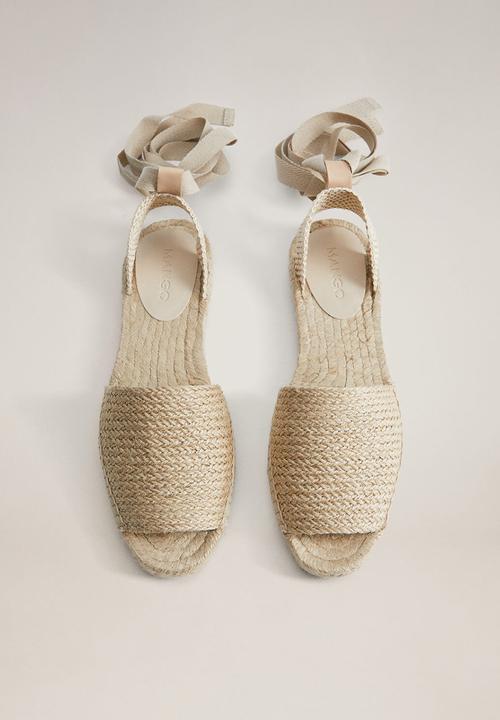 MANGO - Natural sandal - light beige