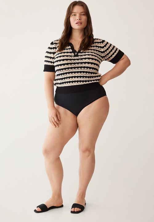 MANGO - Sofia slide - black
