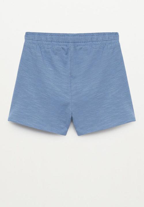 MANGO - Shorts manu - medium blue