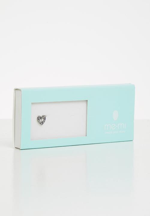 Memi - Puzzle heart - silver