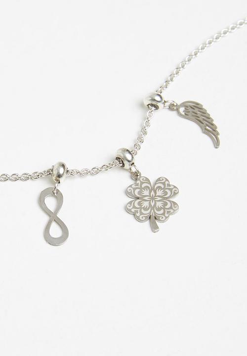 Memi - Charm necklace - silver