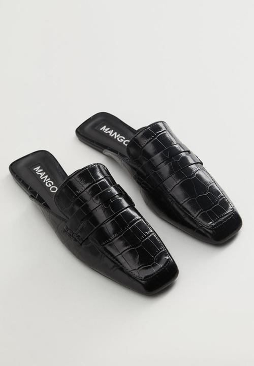MANGO - Aste mule - black