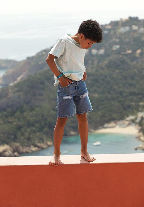 MANGO - Bermuda shorts berni - blue