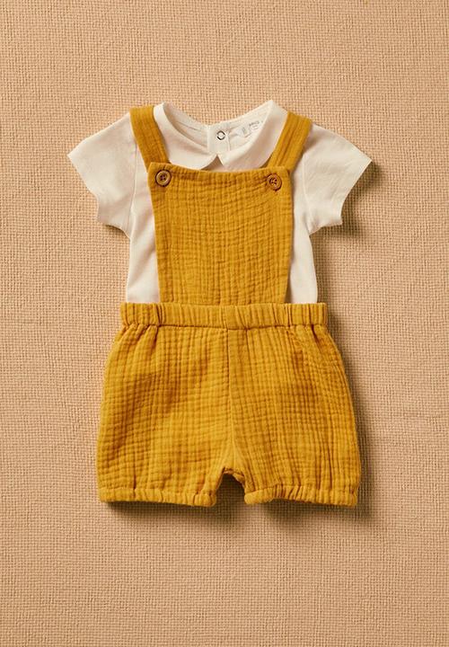 MANGO - Dungarees marion - medium yellow