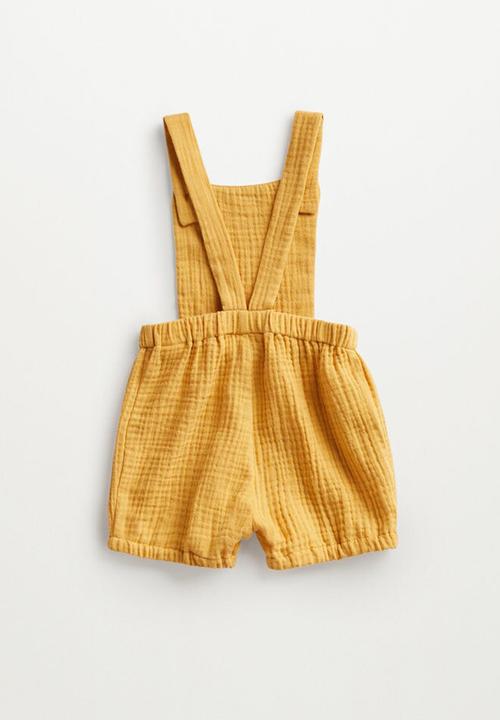 MANGO - Dungarees marion - medium yellow