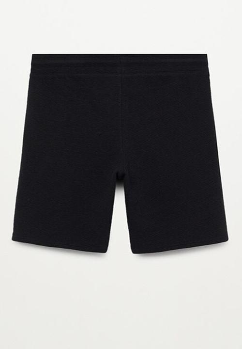 MANGO - Bermuda shorts run - black