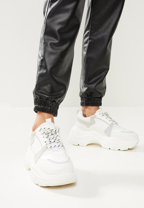 Blake - Pu jogger - black