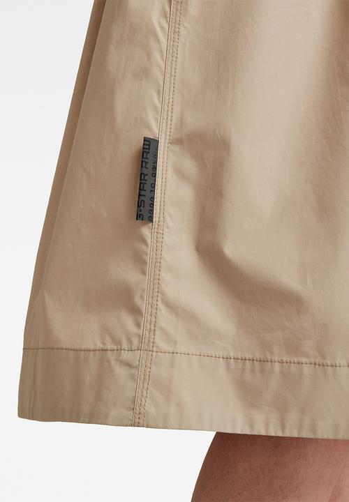 G-STAR - Fit and flare dress - westpoint khaki