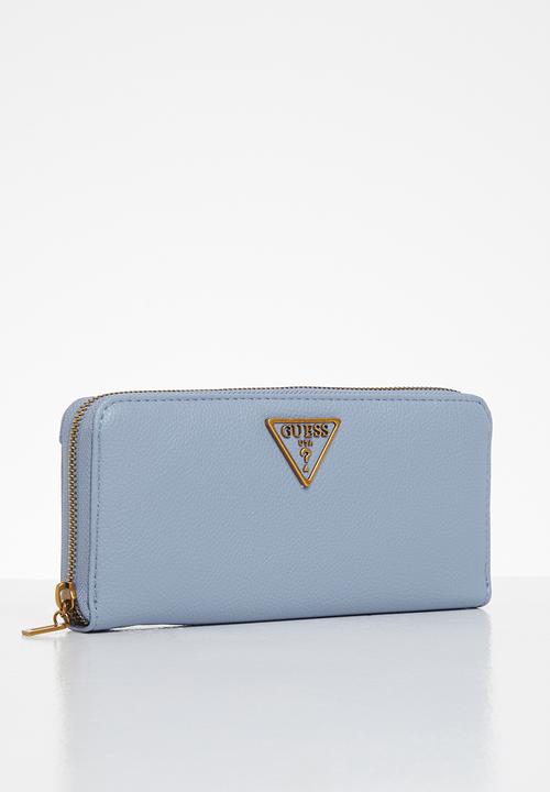 GUESS - Destiny slg large zip around - blue