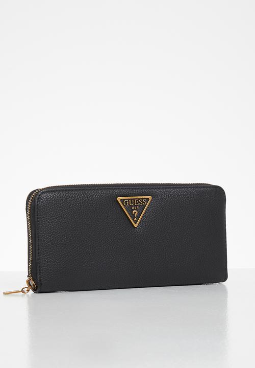 GUESS - Destiny slg large zip around - black