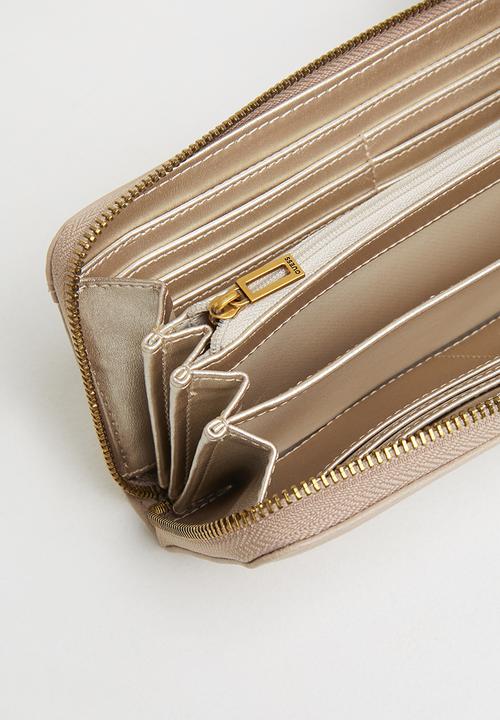 GUESS - Destiny slg large zip around - mushroom