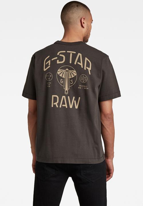 G-STAR - Back logo loose r t - raven