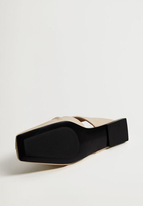 MANGO - Wendy mule - light beige