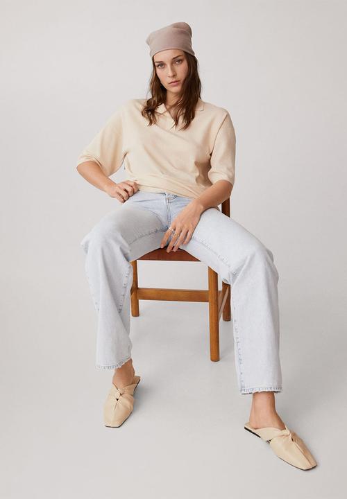 MANGO - Wendy mule - light beige