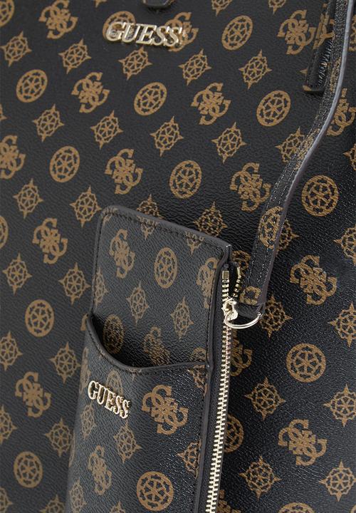 GUESS - Alby toggle tote - mocha